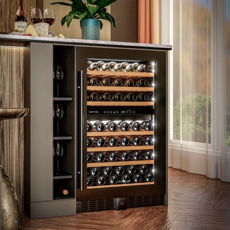 Винный шкаф Meyvel MV77PRO-KBT2 компрессорный двухзонный